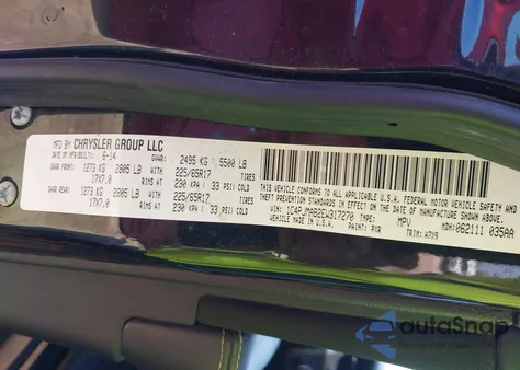 2014 Jeep Cherokee Sport from USA, damaged, VIN 1C4PJMAB2EW317270